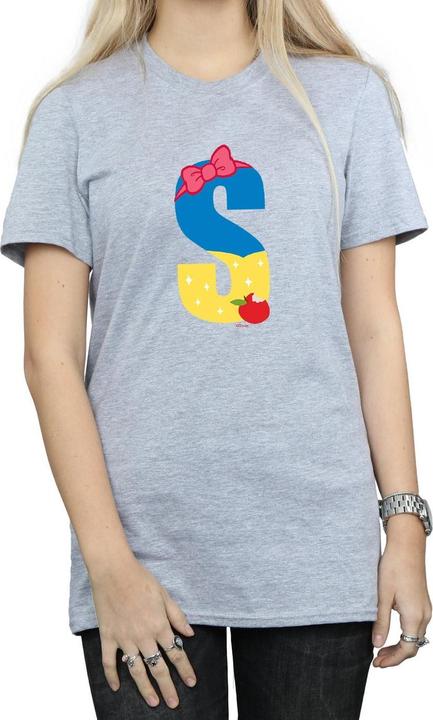 Immagine prodotto Disney Alphabet S Is For Snow White Maglietta Ampia Donna (L)