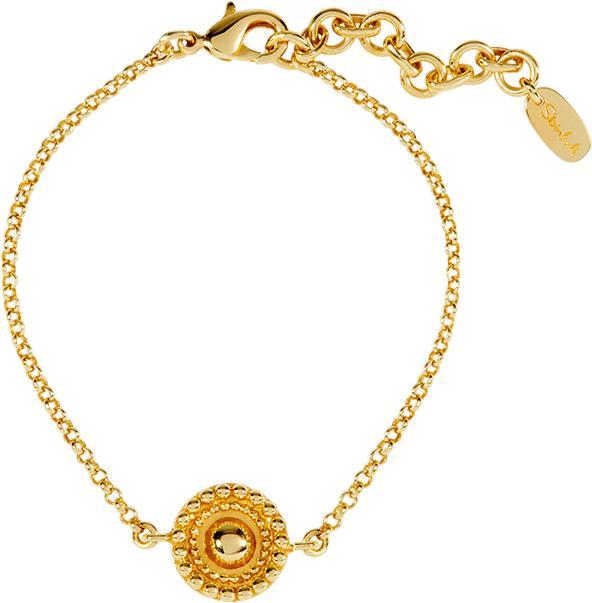 Image du produit Steinkult Bracelet "Mandala" de (20 cm, Laiton 18 carats plaqué or)