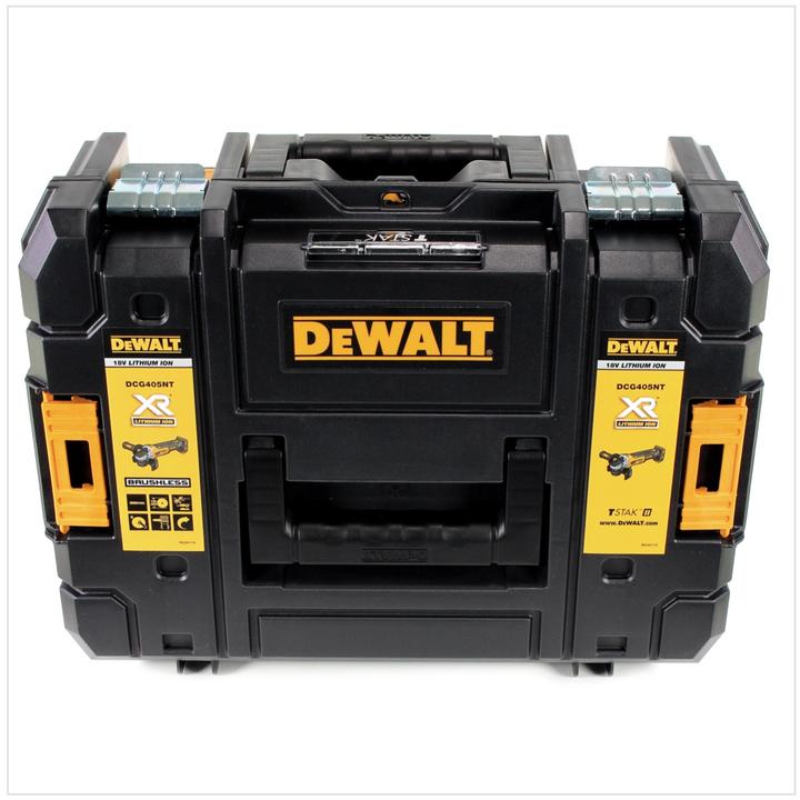 Immagine prodotto DeWalt DCG 405 18 V 125 mm Smerigliatrice a batteria Brushless in valigetta TStak + 1x Batteria 2,0 (125 mm)
