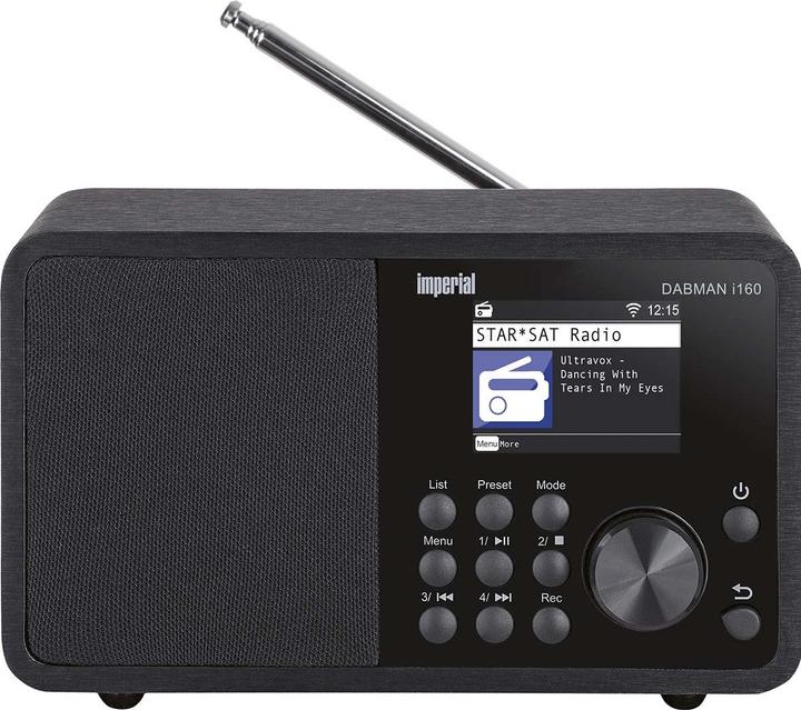 Actual product image Imperial DABMAN i160 DAB+ en internetradio met bluetooth - zwart (Web radio, DAB+, VHF, Wi-Fi, Bluetooth)