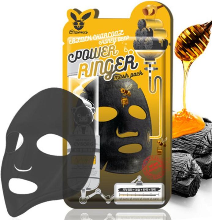 Produktbild Elizavecca Black Charcoal Honey Deep Power Ringer Mask Pack