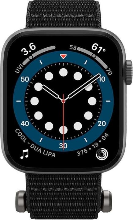 Productafbeelding Spigen Durapro Flex band voor Apple Watch 4 / 5 / 6 / 7 / SE (42 / 44 / 45 mm) zwart (42 mm, 44 mm, 45 mm, Nylon)
