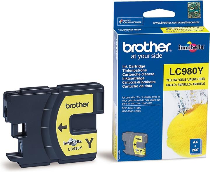 Actual product image Brother Lc-980y (Y)