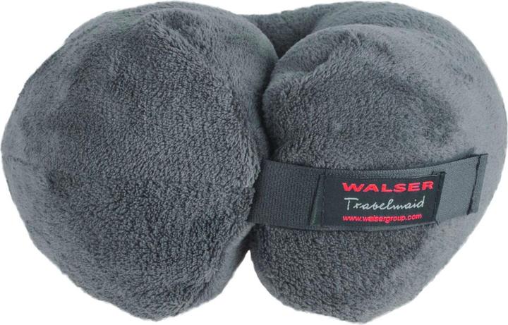 Image du produit Walser Travelmaid traversin pour adultes en polaire douce anthracite (Coussins de voyage)