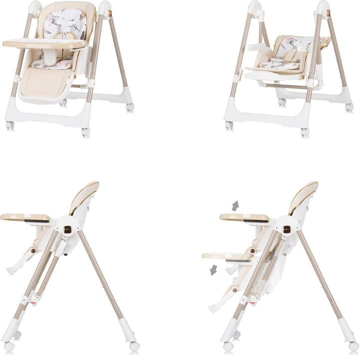 Actual product image Chipolino Chaise haute 2 en 1 Milk Shake (Highchair)