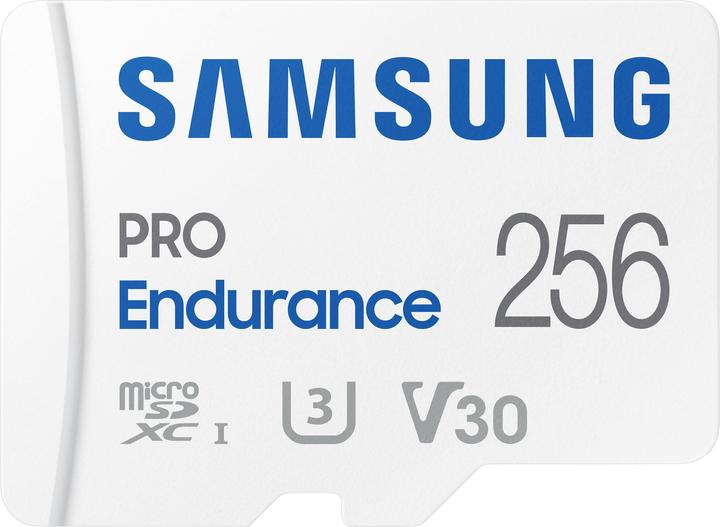 Samsung PRO Endurance (256 GB, microSDXC, U3, UHS-I)