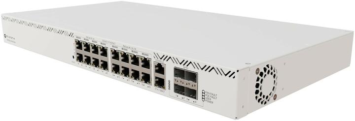 Immagine prodotto MikroTik SWITCH NETTO 18 PORTE 1000M 4SFP+/CRS320-8P-8B-4S+RM (21 Porti)