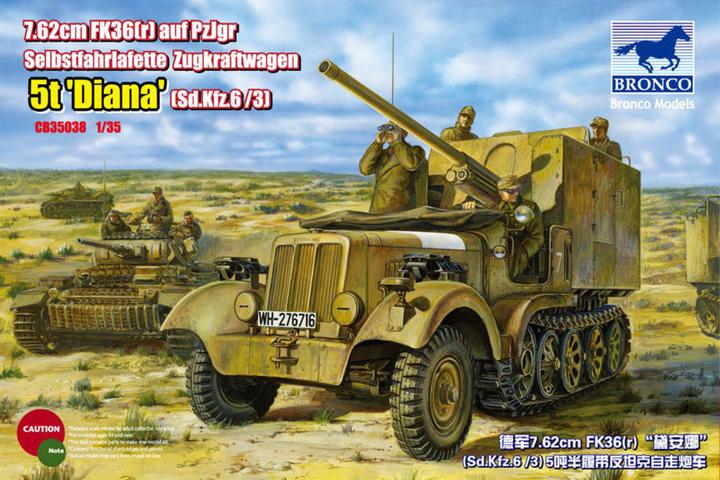 Actual product image Bronco SdKfz 6(5t) Diana