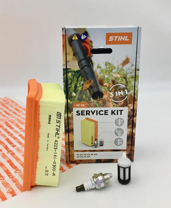 Produktbild Stihl Service Kit 38 BR 350, BR 430, BR 450, SR 430, SR 450 42440074100 Filter, Zündkerze