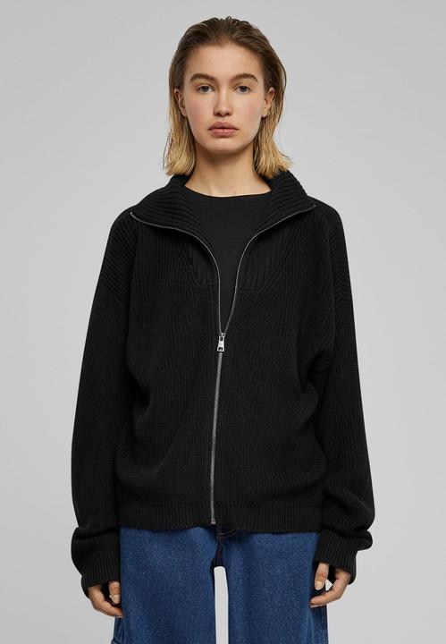 Actual product image Urban Classics Ladies Knitted Zip Cardigan - 126787 (4XL)