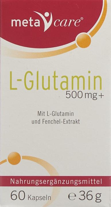 Produktbild Meta Care L-Glutamin Kapsel 500 mg (60 Stück, Kapseln, 60 g)