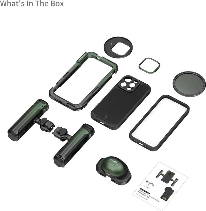 Immagine prodotto SmallRig 5001 x Brandon Li Dispositivo mobile video leggero per iPhone 16 Pro Max Co design Edition