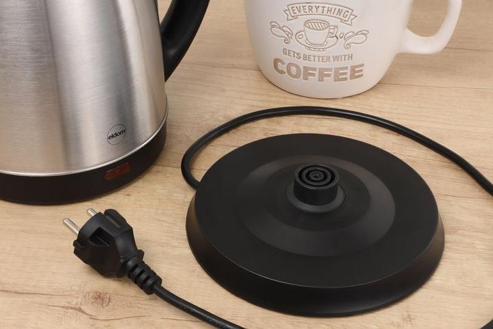 Actual product image Eldom Steel Kettle HUMI 1800 W capacity 1 7 l hob (1.70 l, EU plug)