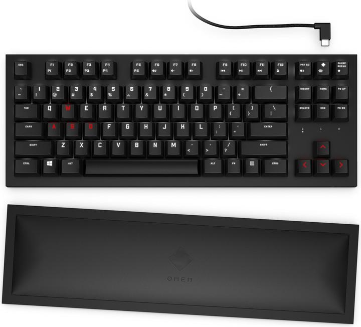Image du produit HP 9BU31AA Clavier RF sans fil QWERTY anglais (ING. Int., Filaire, Sans fil)
