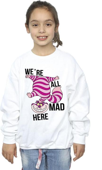 Produktbild Disney Mädchen Alice im Wunderland Alles verrückt hier Sweatshirt (128)