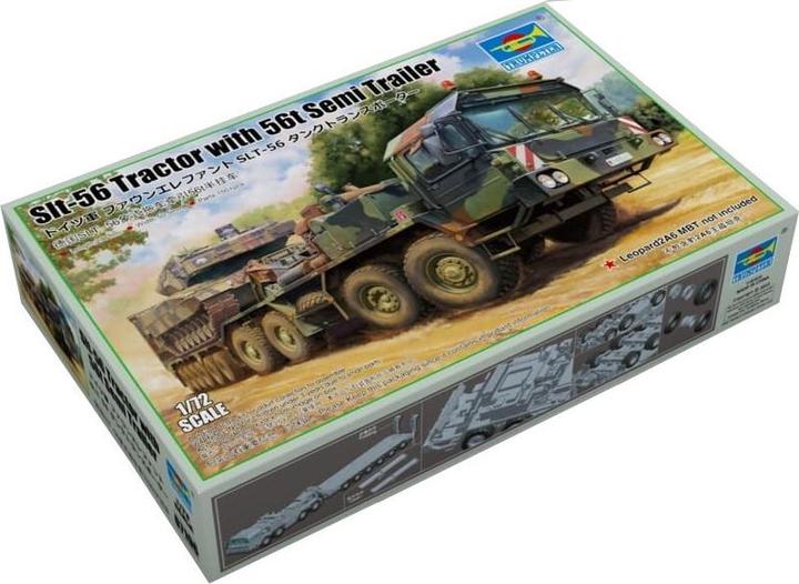 Actual product image Trumpeter Slt-56 Tractor with 56t Semi Trailer