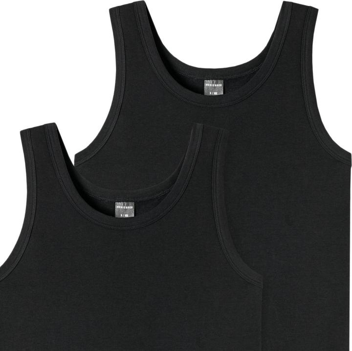 Immagine prodotto Schiesser Confezione da 4 ragazzi adolescenti - Maglia intima in cotone organico 95/5 (164)