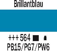 Produktbild Amsterdam Acrylfarbe Standard Series 564 (Brillantblau, 120 ml)
