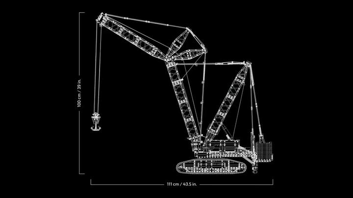 Actual product image LEGO Liebherr LR 13000 crawler crane (42146, LEGO Technic)