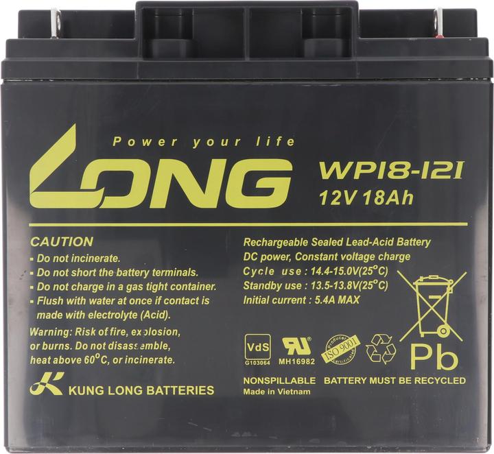 Produktbild Kung Long Akku WP18-12I / M5 Flachpol (12 V, 18 Ah)