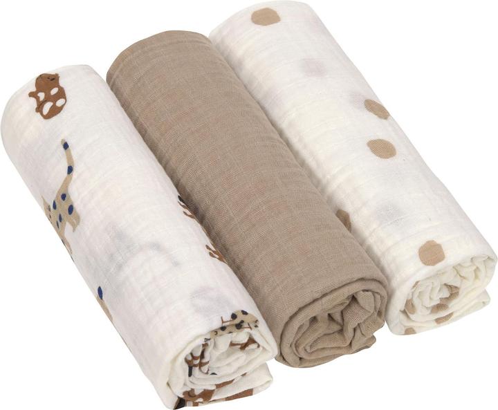 Image du produit Lässig Linge de couche 3 pièces L'Mateys bleu royal (85 cm, 85 cm)