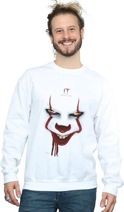 Actual product image Universal Textiles Mens Pennywise Poster Stare Sweatshirt (S)