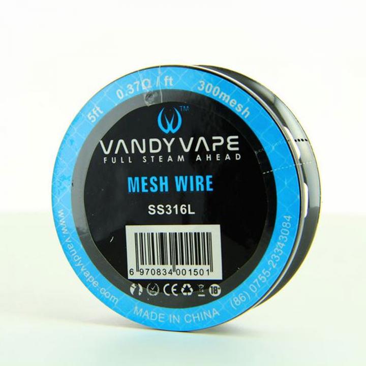 Immagine prodotto Vandy Vape Bobine Filo di rete SS316L-300 0,37Ohm (1 x)
