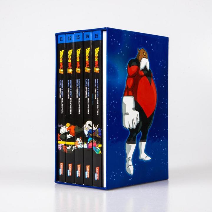 Actual product image Dragon Ball Super, Bände 11-15 im Sammelschuber mit Extra (German, Akira Toriyama, Akira Toriyama (Original Story), Toyotarou, 2022)
