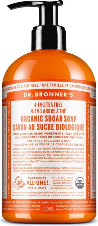 Productafbeelding Dr. Bronner's Suikerzeep (Vloeibare zeep, 355 ml)