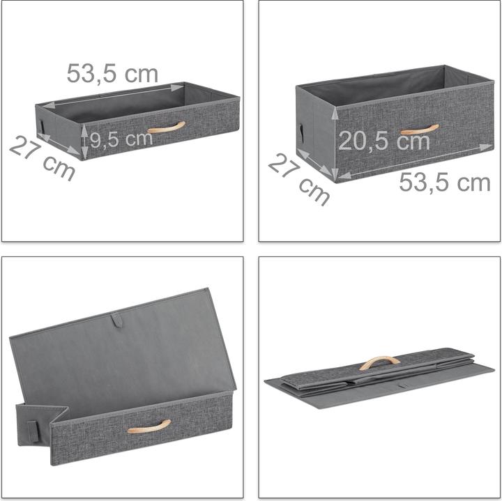 Image du produit Relaxdays Armoire à tiroirs sur roulettes (58 x 30 x 96,5 cm)