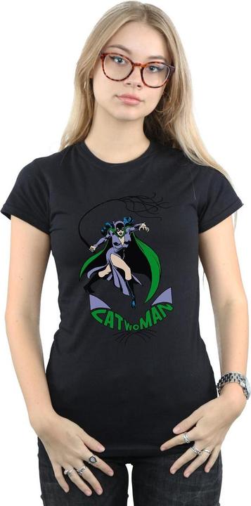 Actual product image Womens/Ladies Catwoman Whip Cotton T-Shirt (M)