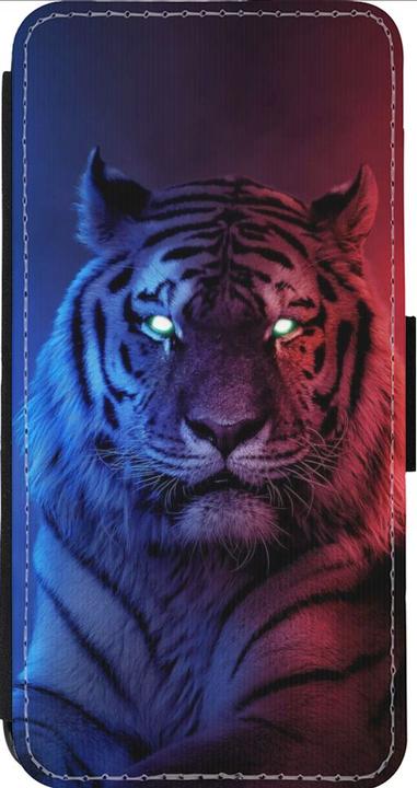 Actual product image PhoneLook Cover Wallet Black Tiger Blue Red (Apple iPhone 13 Pro Max)