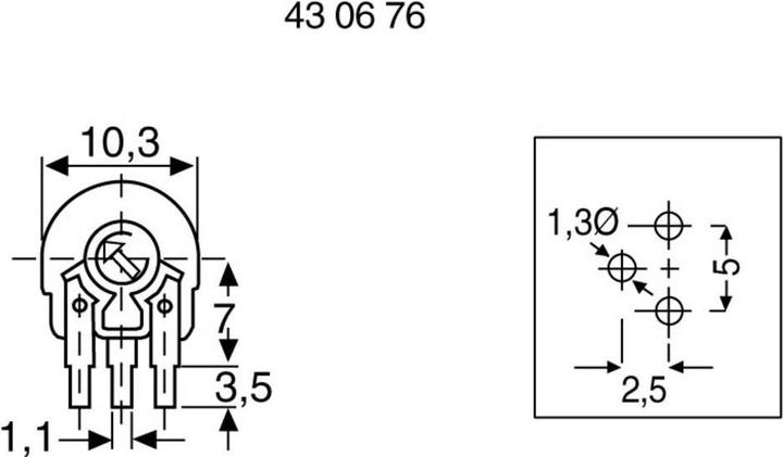 Actual product image Conrad Components Mini alarm module