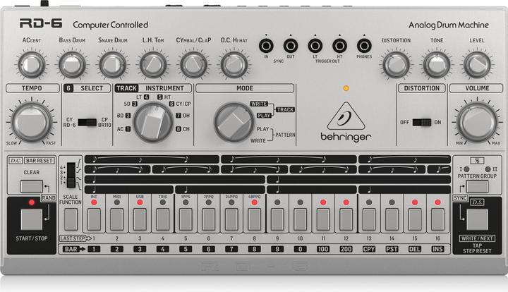 Image du produit Behringer RD-6 -analogines rumpukone, harmaa