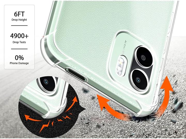 Image du produit Screenguard Xiaomi Redmi A1 Housse Crystal Soft Airbag Bumper (Xiaomi Redmi A1)