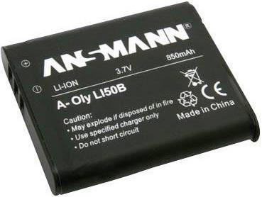 Actual product image Ansmann LI-50B, replacement battery for Olympus cameras (Rechargeable battery)