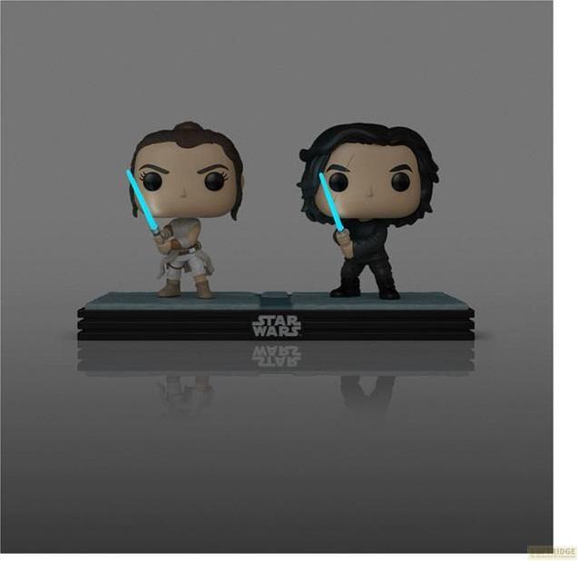 Image du produit Funko Star Wars pack 2 POP! Movie Moments Vinyl Bobble Head Kylo & Rey 9 cm