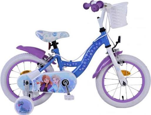 Immagine prodotto Disney Bicicletta per bambini Frozen 2 da 14 pollici blu/viola - sicurezza, divertimento e stile tutto in (14")