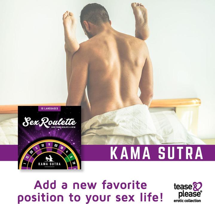 Productafbeelding Moodzz Sex Roulette Kamasutra (Diverse, Engels, Duits, Frans, Spaans, Zweeds, Italiaans, Pools, Russisch, Noors, Nederlands)