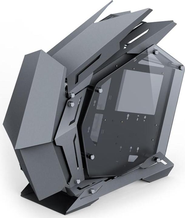 Produktbild Jonsbo MOD3 Mini Micro-ATX Tower Showcase, gehärtetes Glas - grau (mATX, Mini-ITX)