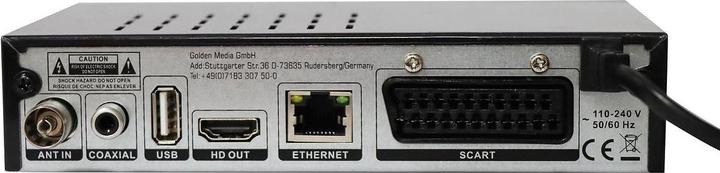 Produktbild Golden Media MANIA 828 (DVB-T2, H.265 + DVB-C) (DVB-T2)