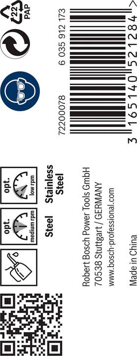 Image du produit Bosch Professional Zubehör Foret hélicoïdal PRO Stainless Steel HSS-Co, 7.5 x 69 x 109 mm (7,5 mm)