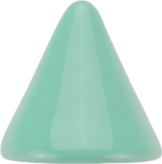 Actual product image Star Piercing Micro Cone pastel green (without brass, Surgical steel 316L)