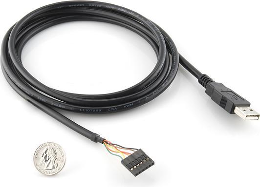 Immagine prodotto SparkFun Cavo FTDI 5V VCC 3.3V I/O