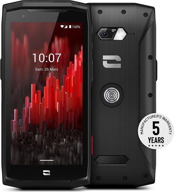 Produktbild Crosscall Core M5 (64 GB, Schwarz, 4.95", Dual SIM, 13 Mpx, 4G)