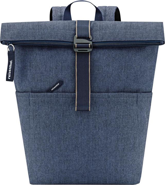 Produktbild reisenthel Freizeitrucksack Rolltop backpack Herringbone Dark Blue (22 l)
