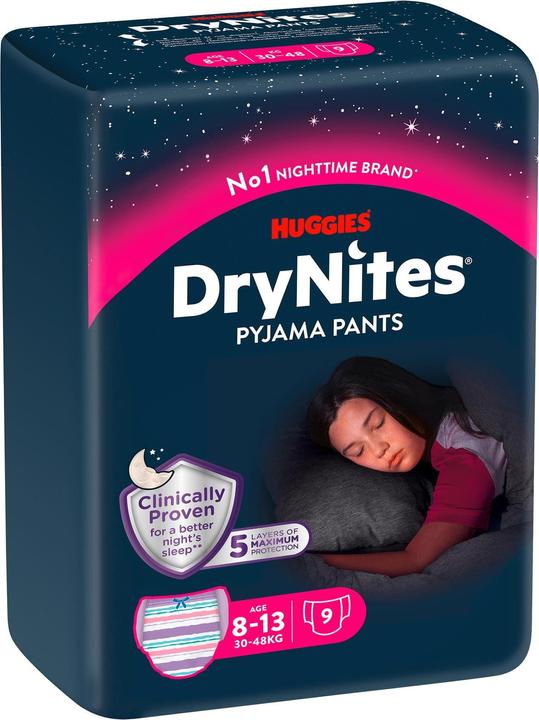 Image du produit Huggies DryNites (Taille L, Pack mensuel, 9 pièce(s))