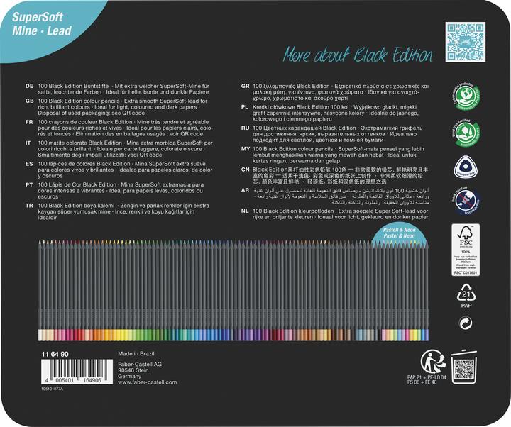 Produktbild Faber-Castell Black Edition (Mehrfarbig, 100 x)