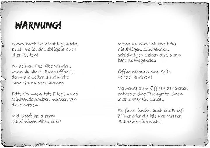 Produktbild Kosmos Die drei??? Kids, Das ekligste Buch aller Zeiten (Deutsch, Ulf Blanck, 2024)