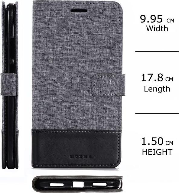Actual product image MU Classic Two color leather/fabric cover (Mi Max 2)